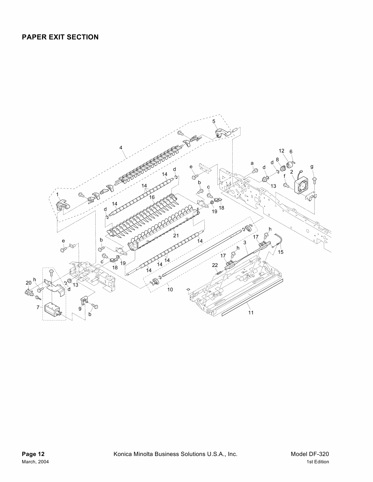 Konica-Minolta Options DF-320 Parts Manual-3